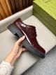 Gucci Man Red Calfskin Business Leather Shoes 042883 (6)_th.jpg
